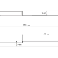 Aluminium push bar